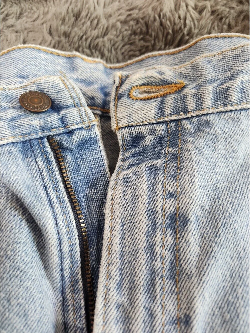 Vintage Levis 540 Men's Blue Jeans BROWN TAB Relaxed Fit Denim Size 36 X 34